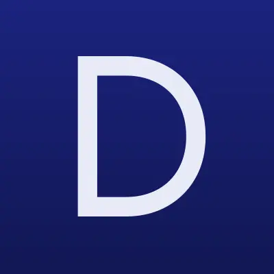 DNS, сеть супермаркетов цифровой техники и бытовой электроники, лого-визитка